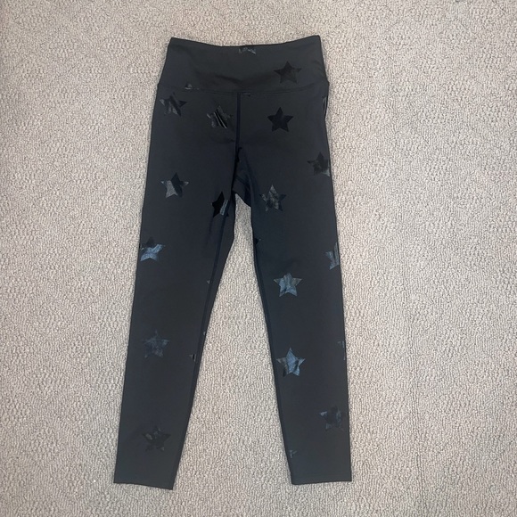 Nanette Lenore black star leggings S - Picture 1 of 3